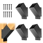 Pcs Pergola Brackets, 45-DEGREE Angle BRACKET,4X4 (actual X3.6 ) Corner. Fixed Price $62.66.