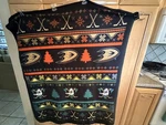 Mighty Ducks Of Anaheim Duel Logo Blanket Christmas Holiday 54" X 46". Fixed Price $45.00.
