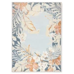 Tommy Bahama Bimini Blooming Border Indoor Outdoor Area Rug, Tropical Leaf. Fixed Price $86.19.