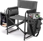 Fusion Camping Chair With Side Table & Cooler - Foldable Padded Outdoor Seat. Fixed Price $250.99.