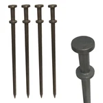Steel Tent Stakes Heavy Duty Double Head 1" X 40" Metal Inflatable Anchor 4-PACK. Fixed Price $199.99.