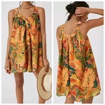 Farm Rio X Anthropologie Tropical Mini Aline Tent Dress Beach Cruise Summer. Fixed Price $129.65.