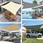 Outdoor Sail Rectangle Uv Canopy Cover For Garden Pool Yard. Fixed Price $30.99.