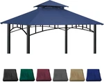 Navy Blue 10X10 Gazebo Replacement Canopy For Sunjoy Madaga Frame Models. Fixed Price $124.99.