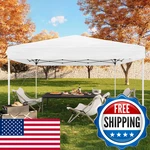 Garveelife 10X10 Pop Up Canopy Tent Easy 3 Adjustable Height Outdoor. Fixed Price $110.62.