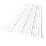 38 In.x 6 FT.9" Corrugated Polycarbonate Roof Panel Clear. Fixed Price $48.23.