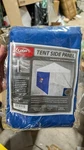 Logo Brand Tent Side Panel Blue Kansas Jayhawks. Fixed Price $24.99.