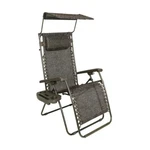Bliss Hammocks 26" Wide Zero Gravity Chair W/ Adjustable Canopy Sun-shade. Fixed Price $83.94.