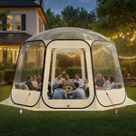 Vevor Pop Up Bubble Tent 12X11.1 Ft Clear Sports 10-12 Person Weatherproof. Fixed Price $219.99.