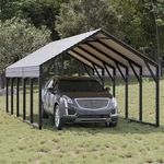 12X25 Ft Metal Carport ,heavy Duty Outdoor Shed Shelter Garage Truck. Fixed Price $865.99.