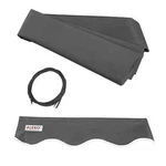 Aleko Fabric Replacement For 12X10 Ft Retractable Awning Grey Color. Fixed Price $89.00.