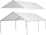 10 X 20 Ft Carport Replacement Canopy Cover Garage Top Tent Shelter Tarp. Fixed Price $76.48.