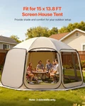 Vevor Sun Shade Sail Canopy Covers, Fit For 15 X 13.8 Ft Screen House Tent,. Fixed Price $24.27.