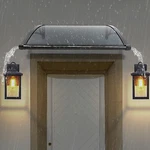 Modern Door Awning Canopy - Uv Protection, Strong Load Capacity, 102 77 23.5CM. Fixed Price $91.32.