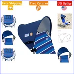 Rio Mycanopy Personal Chair Sun Shade Navy For Beach, Uv Spf 100. Fixed Price $64.49.