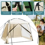 Costway 10X10 Ft Screened Canopy Tent W/ Vestibule & Zippered Door Freeshipping. Fixed Price $59.50.
