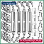 Sun Shade Sail Hardware Kit: 6 Inch Stainless Steel For Tr. Fixed Price $17.58.
