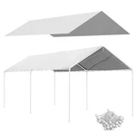 10' X 20' Carport Replacement Canopy Cover For 84C-159, White. Fixed Price $52.99.