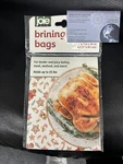 Joie Msc Brining Bags Big Lots Pk 18.9"X24" Holds Up To 25 Lbs Turkey Ham 807. Fixed Price $7.95.