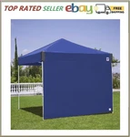 E-z Up Recreational Sidewall Fits Straight Leg 10' Instant Shelters. Fixed Price $74.50.