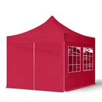 Toolport Pop Up Canopy 10X10 Ft Portable Red 4 Sidewalls Steel New Clearance. Fixed Price $198.00.