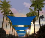 Amgo 16' X 20' Blue Rectangle Sun Shade Sail Canopy, UPF50+ Uv Protection, Water. Fixed Price $17.99.