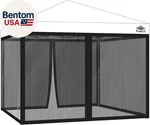 10X10 Ft Mosquito Netting For Pop Up Canopy, Universal Bug Screen Tent Enclosure. Fixed Price $66.28.