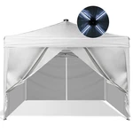 10X10FT Pop-up Canopy Tent With Solar Led Lights,ez Set-up Instant Outdoor. Fixed Price $69.99.