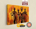 African Mask Wall Art Royal Family Classic Canvas Print Decor. Fixed Price $20.57.