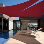 Sun Shade Sail Waterproof Awning Canopy Uv Right Triangle Cover Outdoor Red. Fixed Price $140.21.