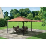Shelterlogic Redwood Ft. X High-quality Bronze Steel Gazebo 24011. Fixed Price $553.82.