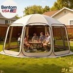 Pop Up Screen House Tent, X 13.8 Ft, 12-15 Person Gazebo, Portable. Fixed Price $254.71.