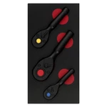3PC Alloy Steel Ratchet Set 1/4 3/8 1/2 Drive 72T Quick Release Socket Tool Kit. Fixed Price $23.41.