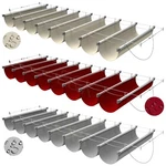 Waterproof Retractable Pergola Canopy Awning W/steel Wire Patio Outdoor Yard. Fixed Price $86.44.