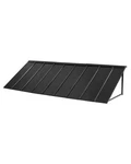 Vevor Fixed Metal Awning 104 36 In, Window Door Inch, Black. Fixed Price $178.74.