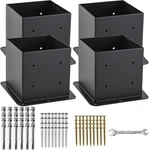 6X6 Post Base 4 Pcs, (inner Size 5.6X5.6) Anchors, 13GA Thick Solid Steel &. Fixed Price $89.87.