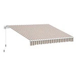 12'X8' Manual Retractable Sun Shade Shelter Outdoor Patio Awning Canopy Multi. Fixed Price $224.99.