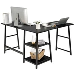 Topbuy L-shaped Computer Desk Corner Gaming Writing Studying Table Pc. Fixed Price $59.99.