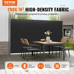 Vevor Retractable Side Awning 118" X 71", Patio And Terrace. Fixed Price $130.77.