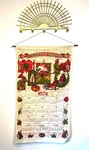 1976 Linen Tea Towel: Antiques. Fixed Price $25.00.