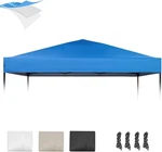 10 Canopy Replacement Top, Pop Up Tent Cover For Straight. Fixed Price $61.99.