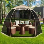 Eighteentek Screen House Room Pop Up Gazebo Outdoor 10' X 7', Beige. Fixed Price $190.10.