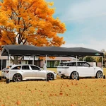 Cobizi Carport 10'X30' Pop Up Garage Canopy With Sidewalls One Push Party Tent. Fixed Price $268.99.