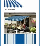 18FT Sunsetter Motorized Retractable Awning (sky Blue). Fixed Price $1750.00.