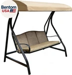 Outdoor Swing Canopy Replacement Top Cover, 420D All Weather Protection Uv Water. Fixed Price $58.43.