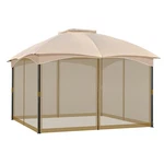 Cowvie Gazebo Replacement Netting Screen, 10' X 12', Dark Brown. Fixed Price $94.72.