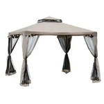 10' X Outdoor Gazebo Canopy With Mosquito Netting For Garden Patio Backyard. Fixed Price $134.99.