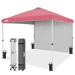 Eagle Peak 10X10 Commercial Pop Up Canopy Tent With One Detachable Sidewall. Fixed Price $169.99.