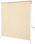 Outdoor Cordless Sun Blocking Roller Shade 4 X 8 Coolaroo. Fixed Price $89.99.