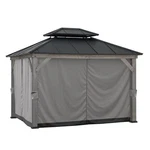 Sunjoy Replacement Curtains Panles,waterproof Gazebo Privacy Curtain, 4-PANEL.... Fixed Price $227.99.